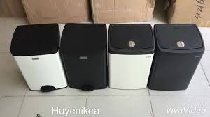 Thùng rác FITIS - Đạp vuông nhỏ - Inox mờ 15L 30 x 26 x 44 (cm) SPS1-901