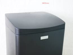 Thùng rác FITIS - Đạp vuông nhỏ - Inox mờ 15L 30 x 26 x 44 (cm) SPS1-901