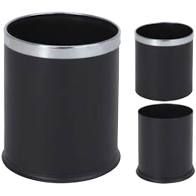 Thùng rác inox FITIS Deluxe Tròn ĐEN CHS1-903