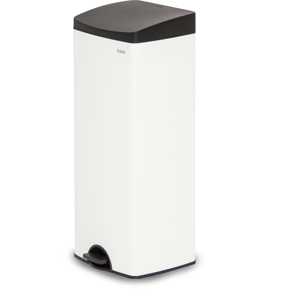 Thùng rác inox FITIS cỡ lớn 27cm x 30cm x 72cm