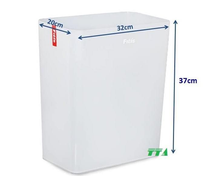 Thùng rác nhựa FItis Mono Chữ Nhật 20L