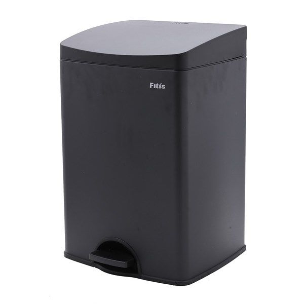 Thùng rác FITIS - Đạp vuông nhỏ - Inox mờ 15L 30 x 26 x 44 (cm) SPS1-901