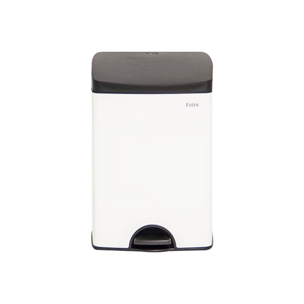 Thùng rác FITIS - Đạp vuông nhỏ - Inox mờ 15L 30 x 26 x 44 (cm) SPS1-901