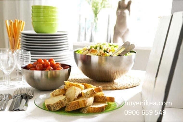 Tô inox trộn salad ikea