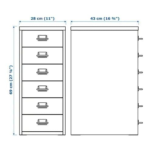 Tủ nhiều ngăn Ikea Helmer