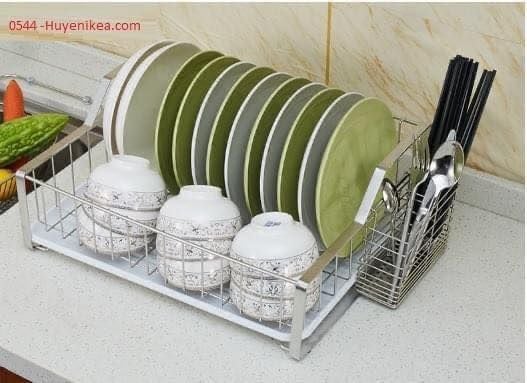 Rổ úp chén INOX dáng vuông