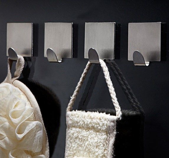 Móc dán inox chịu tối đa 3kg