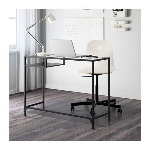 Bàn kính IKEA VITTSJO (đen)