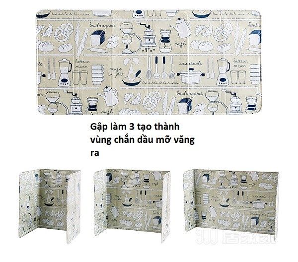 Tấm chắn dầu văng mầu ngẫu nhiên 84*39cm nhôm chống cháy