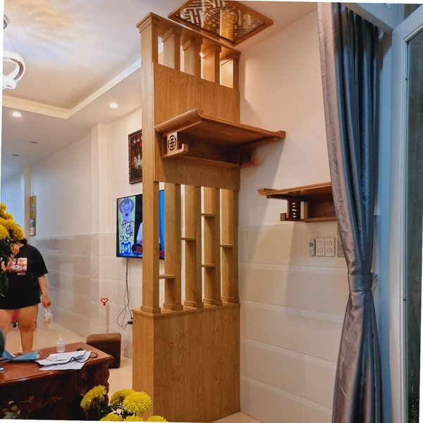  Vách ngăn bàn thờ treo VTT10 