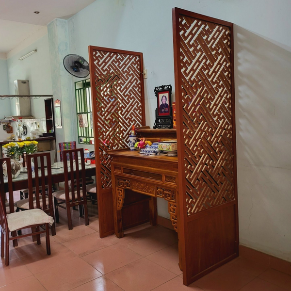  Vách che bàn thờ PT135 