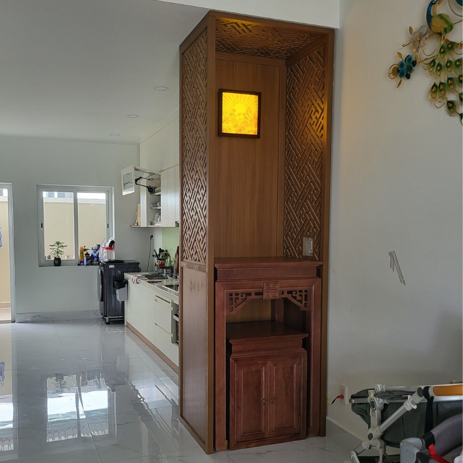 Vách phòng thờ PT138