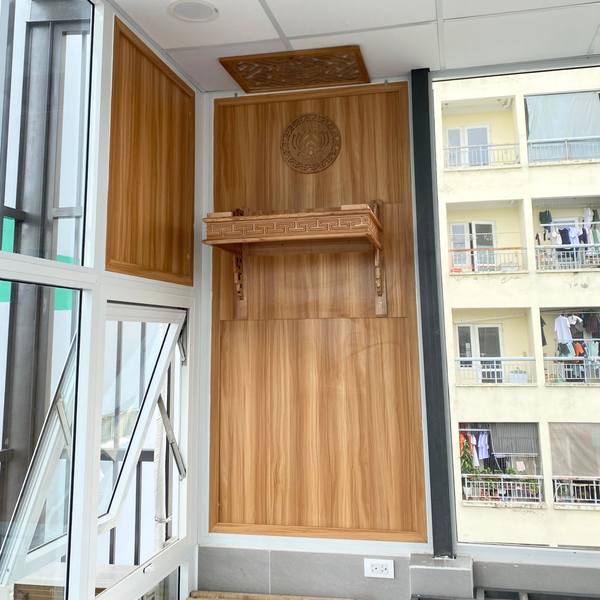  Vách ngăn bàn thờ treo VTT14 