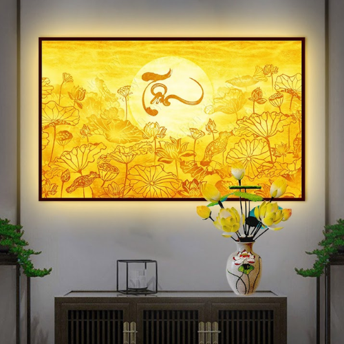  Đèn hào quang chữ Tâm DNC12 