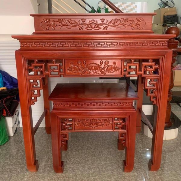  Bàn thờ phật 2 tầng kèm đôn GS15 