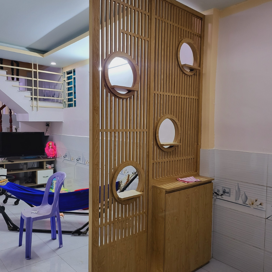 Vách phòng khách mdf PK19