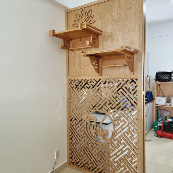  Vách cnc trang thờ VTT01 