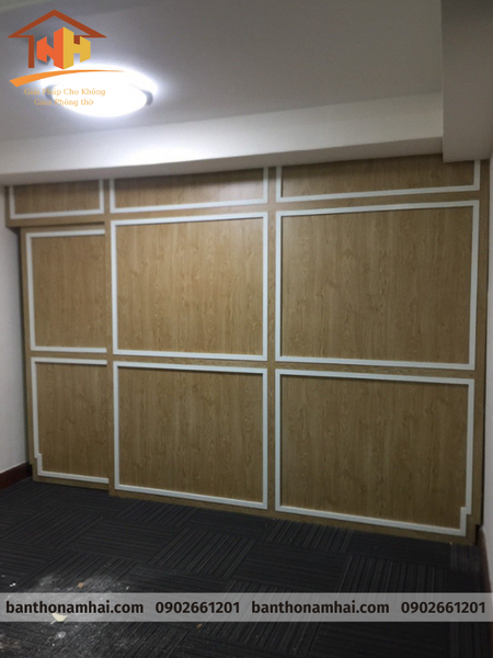  Vách ngăn cửa lùa gỗ CL20 