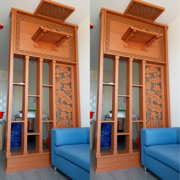  Vách ngăn bàn thờ treo VTT22 