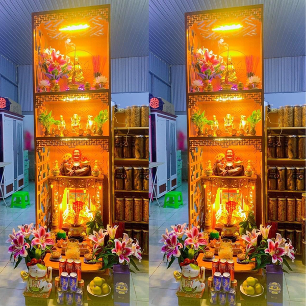  Tủ thờ gia tiên 3 tầng TTC24 
