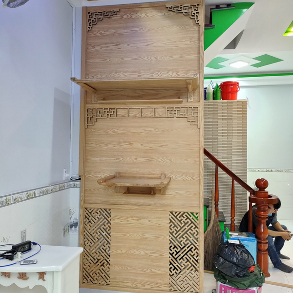  Vách ngăn bàn thờ treo VTT23 