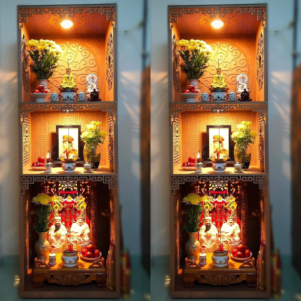  Tủ thờ 3 tầng MDF TTC25 