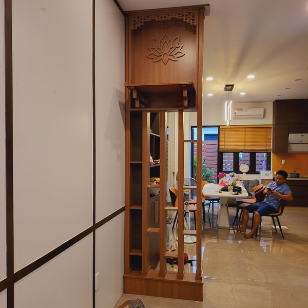  Vách ngăn bàn thờ treo VTT25 