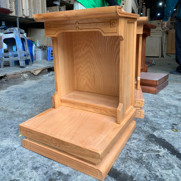  Bàn thờ ông địa gỗ sồi hiện đại ODS01 