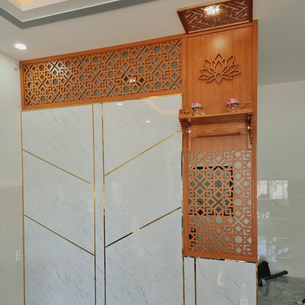  Vách ngăn bàn thờ treo VTT28 