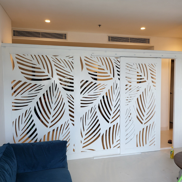  Vách cửa lùa nhựa pima CL14 