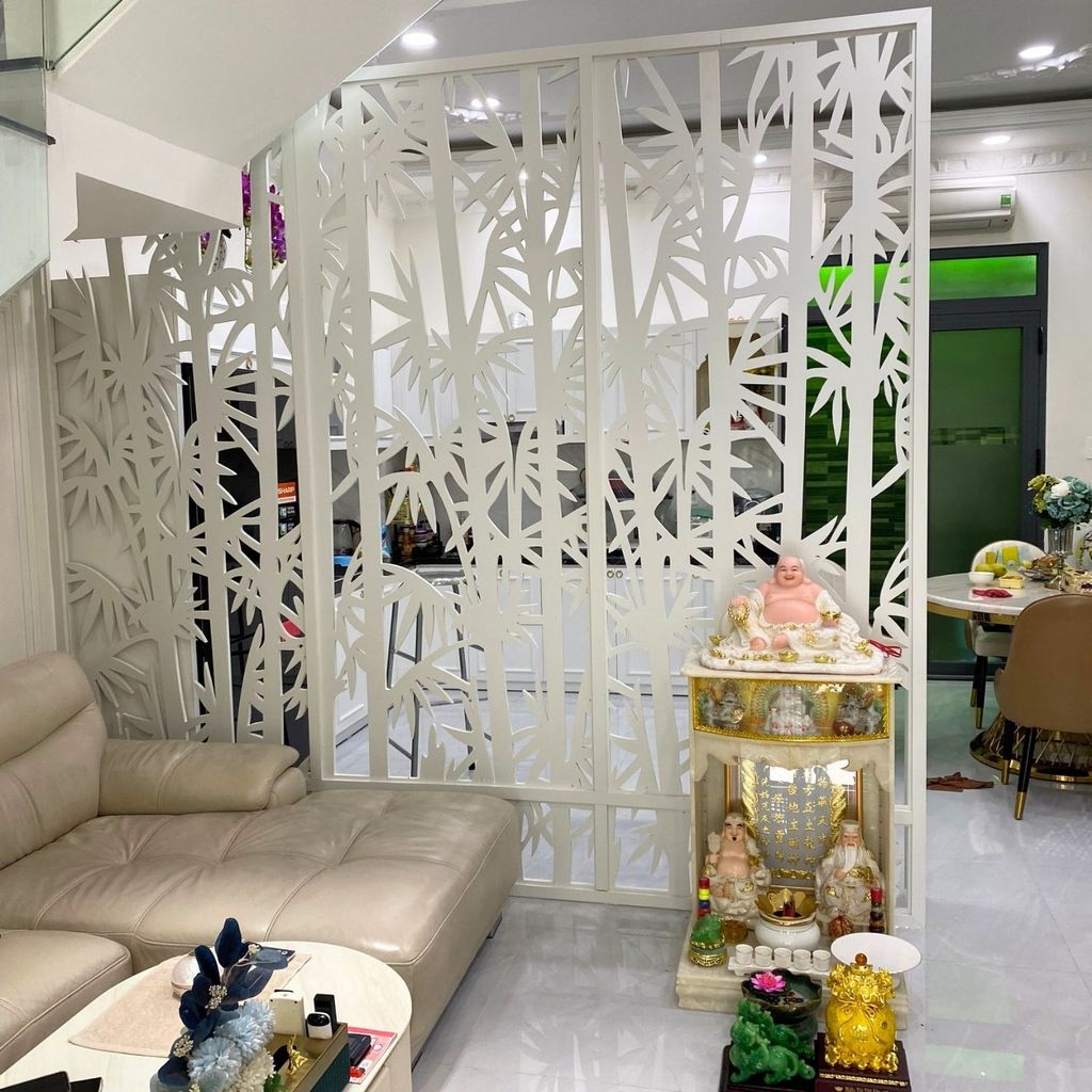 Vách cnc nhựa cây trúc cho bàn ông địa VOD30