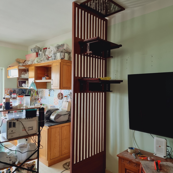  Vách ngăn bàn thờ treo VTT32 