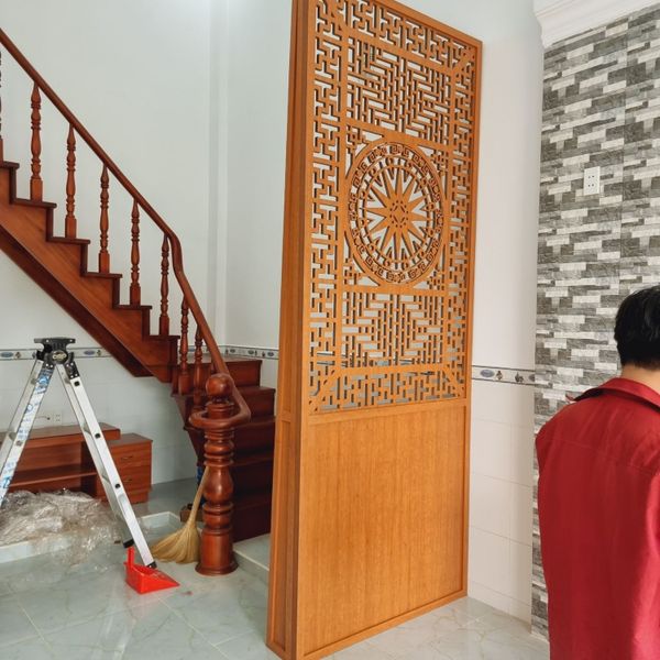  Vách cnc sau bàn ông địa VOD32 