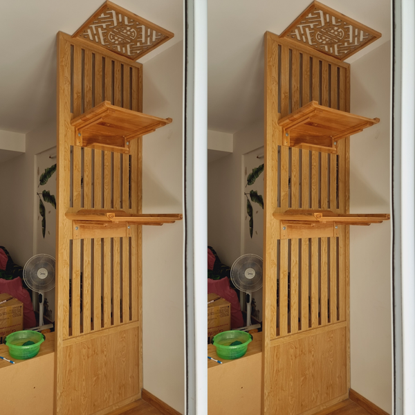  Vách ngăn bàn thờ treo VTT35 