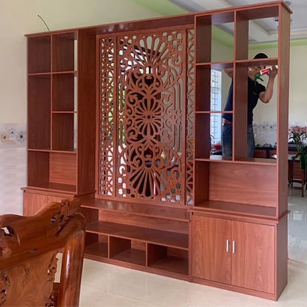Tủ kệ trang trí phòng khách TK06