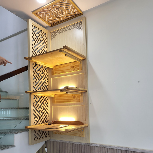  Vách ngăn bàn thờ treo VTT36 