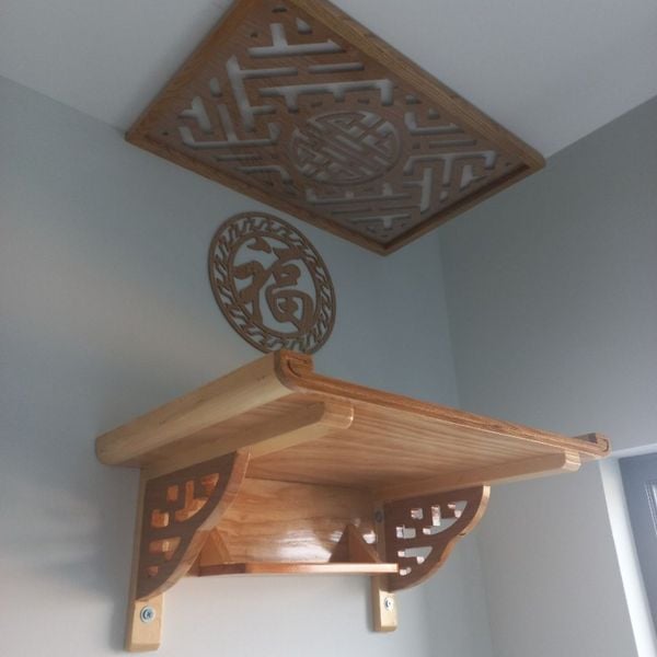  Bàn thờ treo tường kiểu dáng độc đáo MS15 