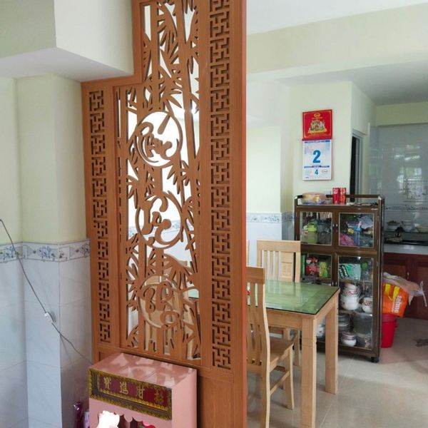  Vách ngăn sau bàn thờ ông địa VOD02 