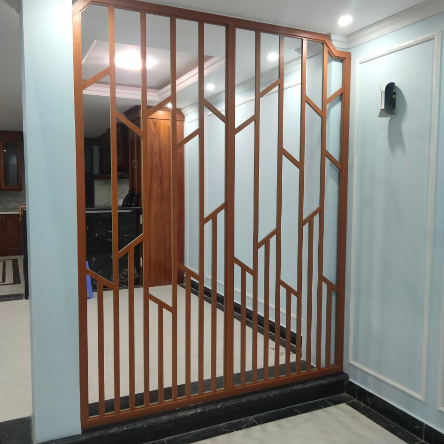 Vách ngăn phòng khách và cầu thang PK43