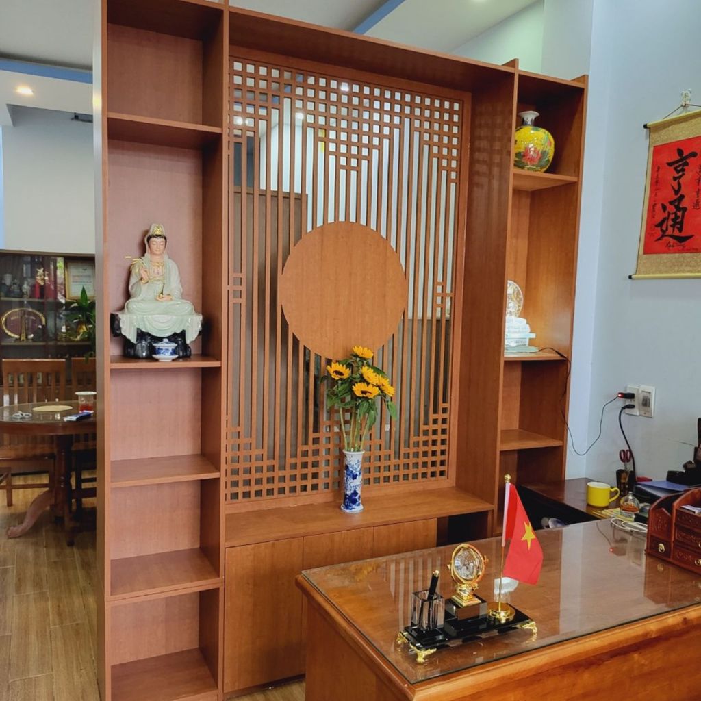 Tủ kệ trang trí phòng khách TK09