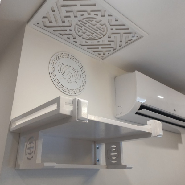  Trang thờ phật bằng gỗ HCM MS14 