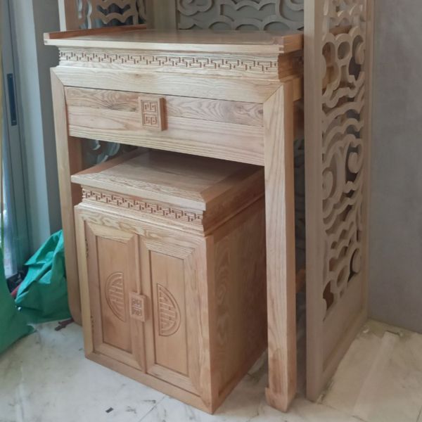  Bàn thờ đẹp kèm tủ GS06 