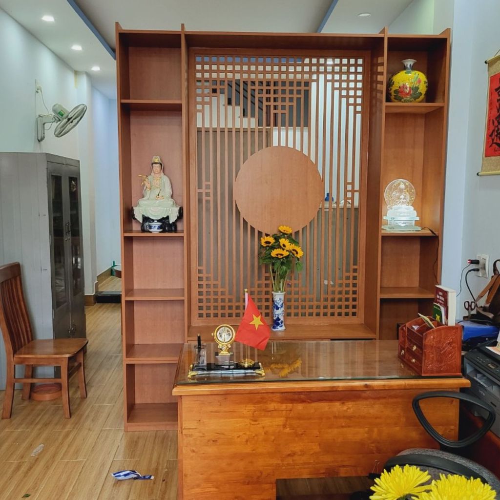 Tủ kệ trang trí phòng khách TK09