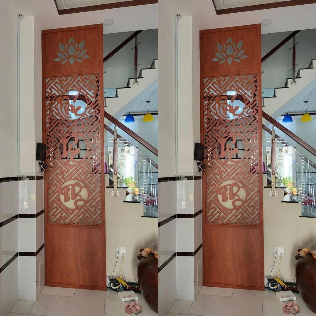 Thi công vách bàn thờ ông địa VOD39
