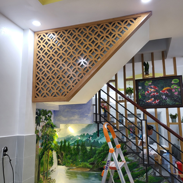 Vách ngăn chiếu nghỉ cầu thang CN12 