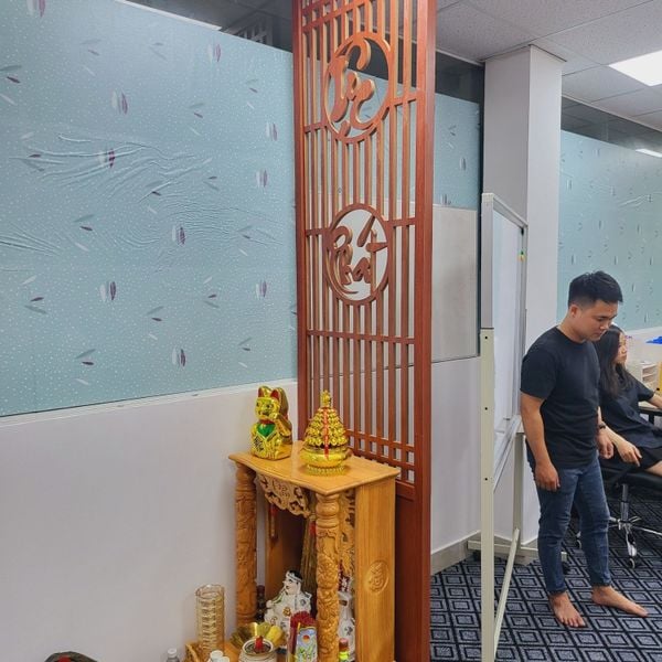  Vách bàn thờ ông địa Lộc Phát VOD44 