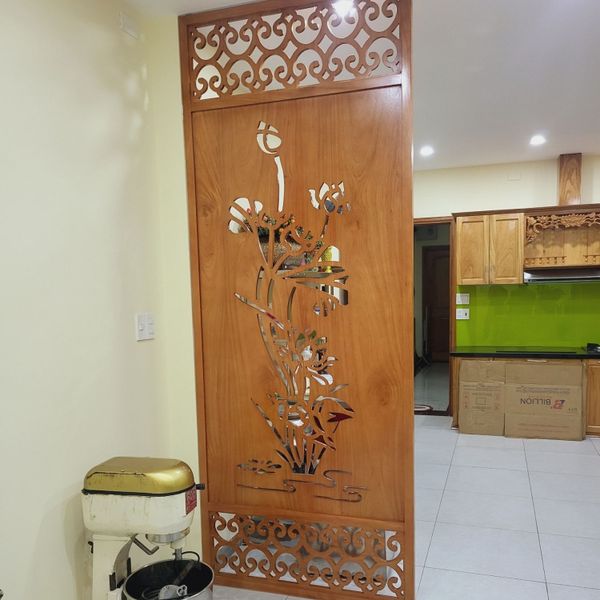  Vách ông địa hoa sen VOD46 