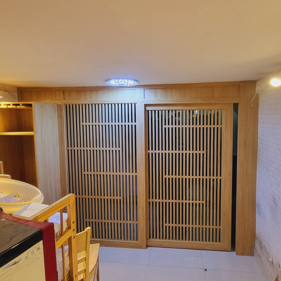 Vách cửa lùa phong cách nhật bản CL07