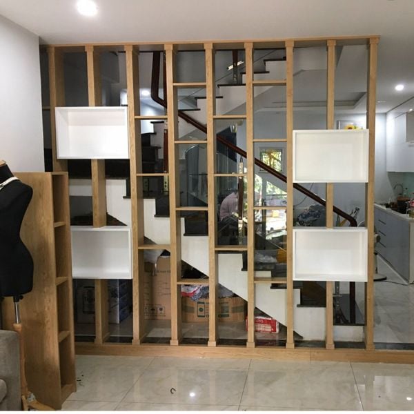  Lam gỗ ngăn phòng khách LG49 