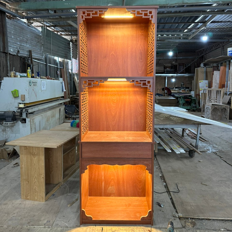 Tủ thờ Phật cắt CNC TTC03